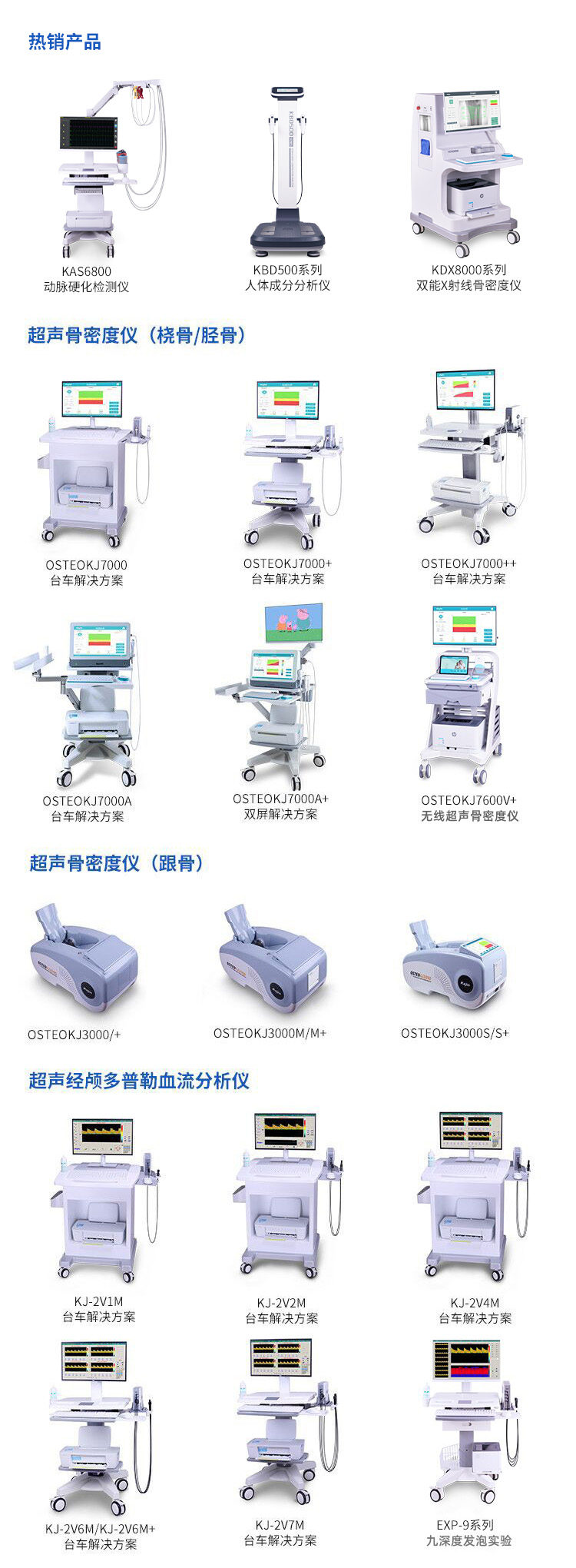 超聲骨密度儀超聲經顱多普勒血流分析